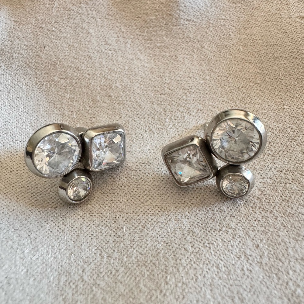 Michael Korse crystal stud earrings